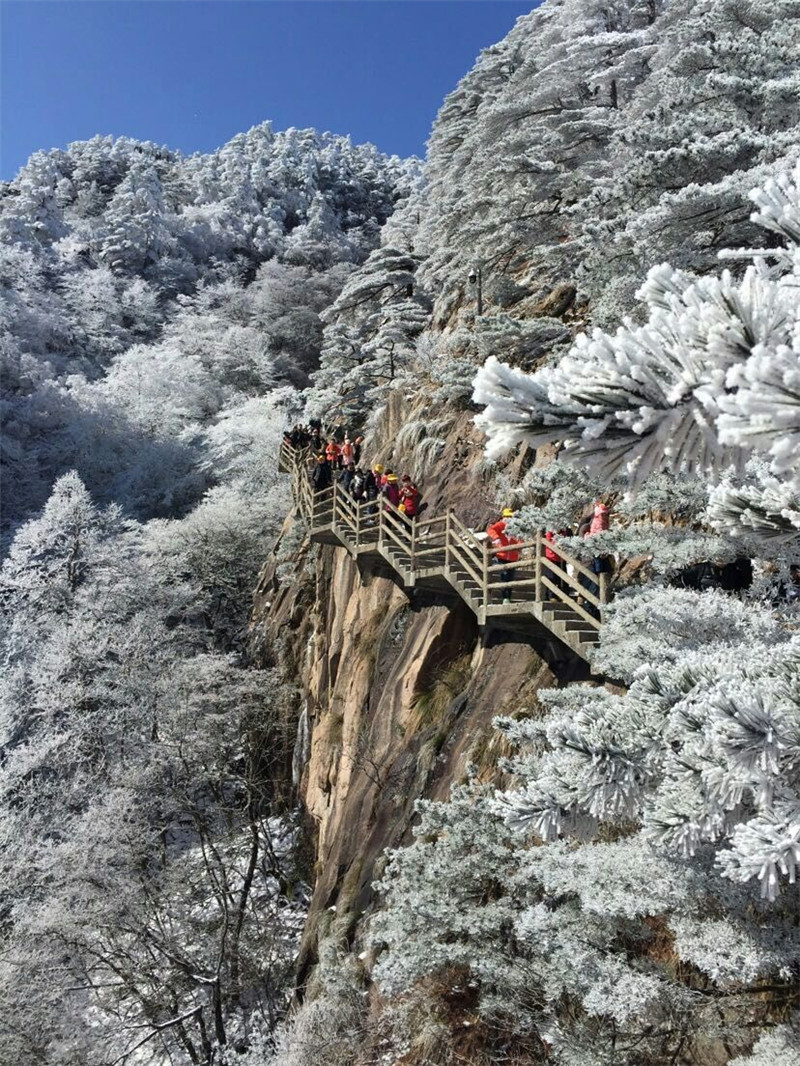 雪落山棧 劉彬攝